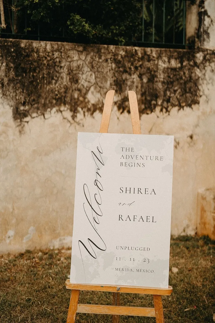Welcome to the Wedding DIY Decor sign