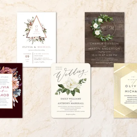 Fall Wedding Invitations from Shutterfly