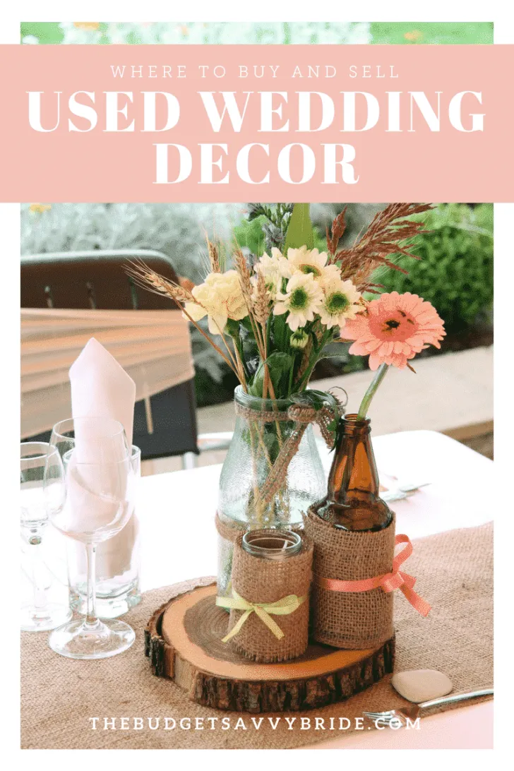 where to buy and sell used wedding decor