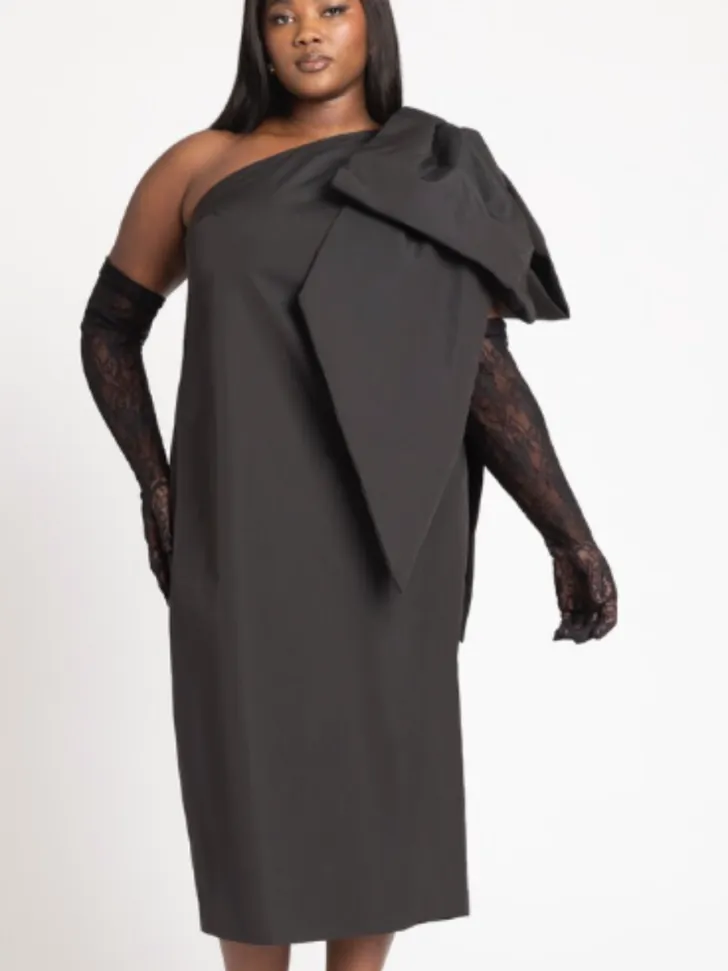 Black Plus Size Wedding Dress from Eloquii